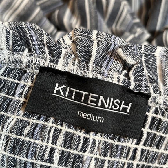 Kittenish One Piece Striped Pants Romper - Picture 7 of 9